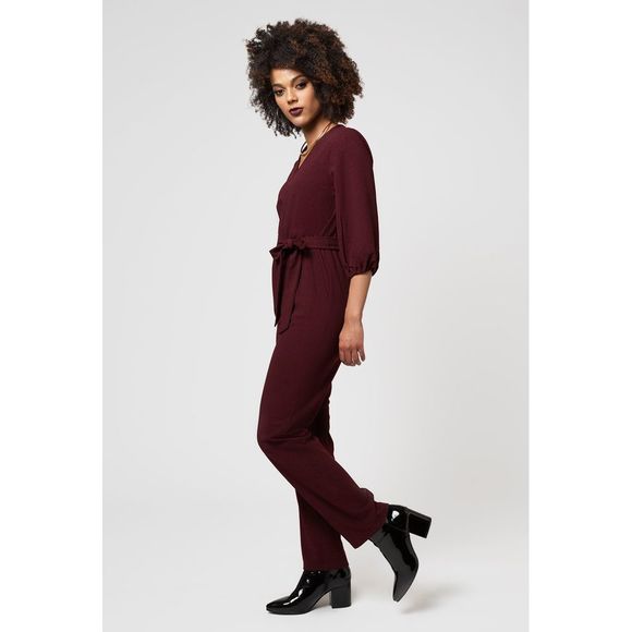 Leota Women's Sandra Jumpsuit in Maroon - Picture 4 of 5